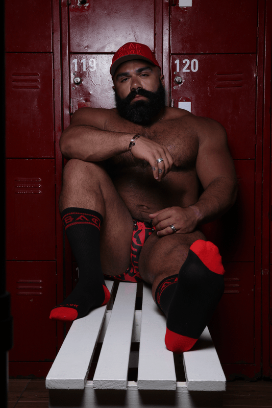 BearBack Socks - Red